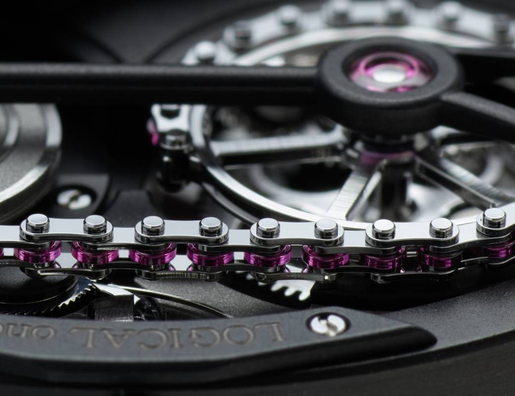 Romain Gauthier Logical One Enraged dark accents movement close-up 1