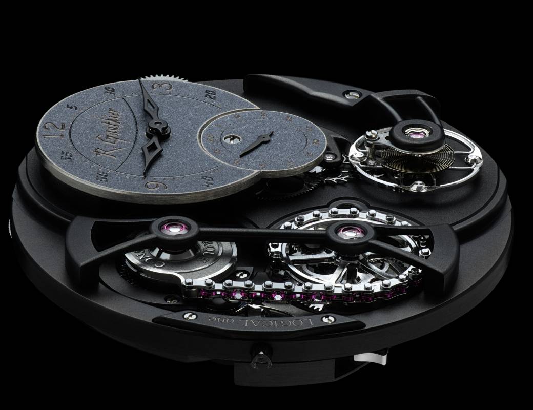 Romain Gauthier Logical One Enraged dark accents movement close-up 11