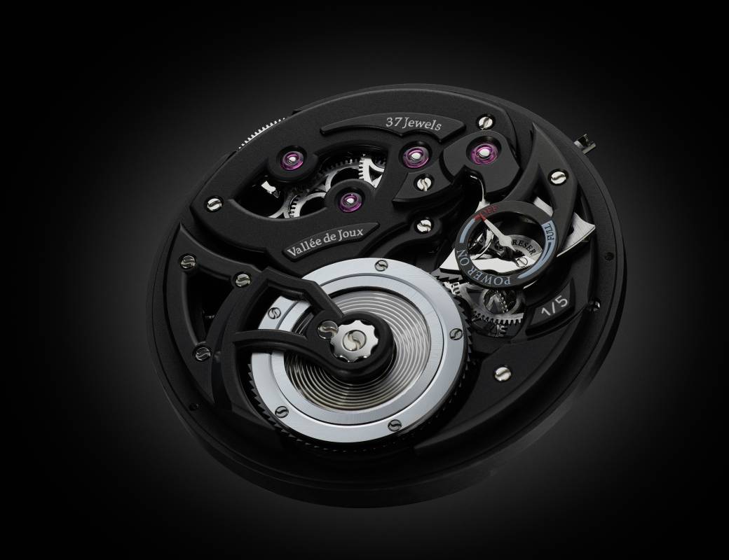 Romain Gauthier Logical One Enraged dark accents movement close-up 9