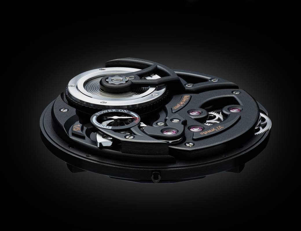 Romain Gauthier Logical One Enraged orange accents movement close-up 10