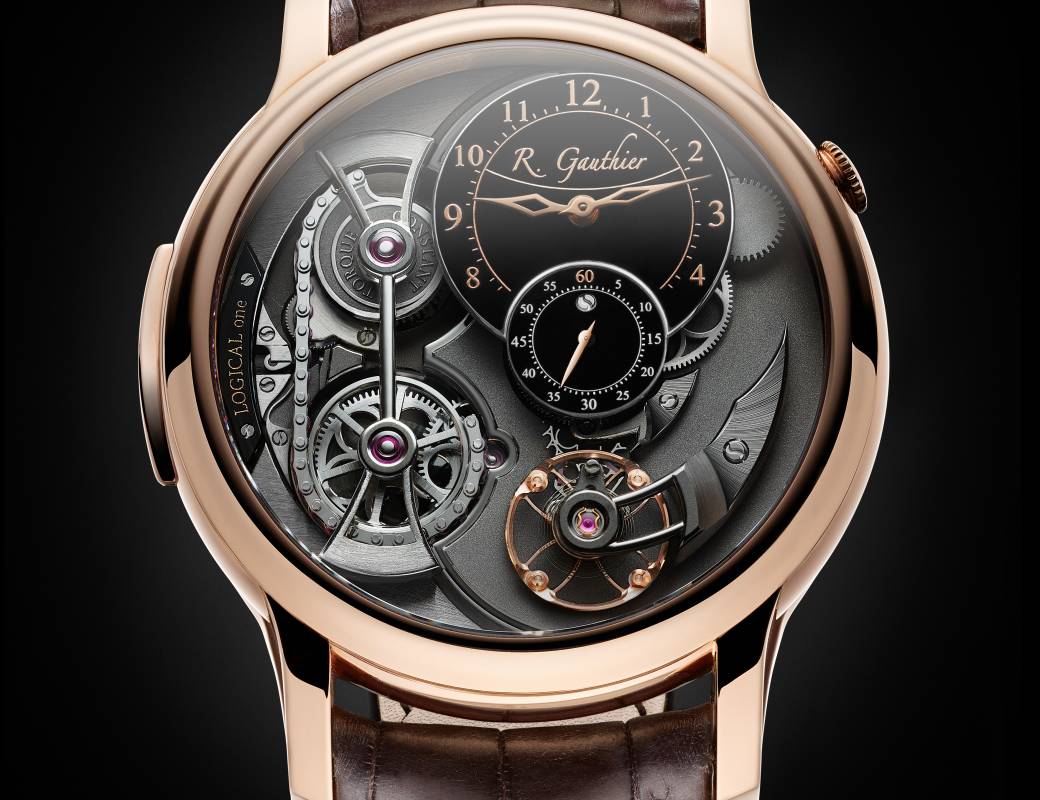Romain Gauthier Logical One red gold black enamel dial 1