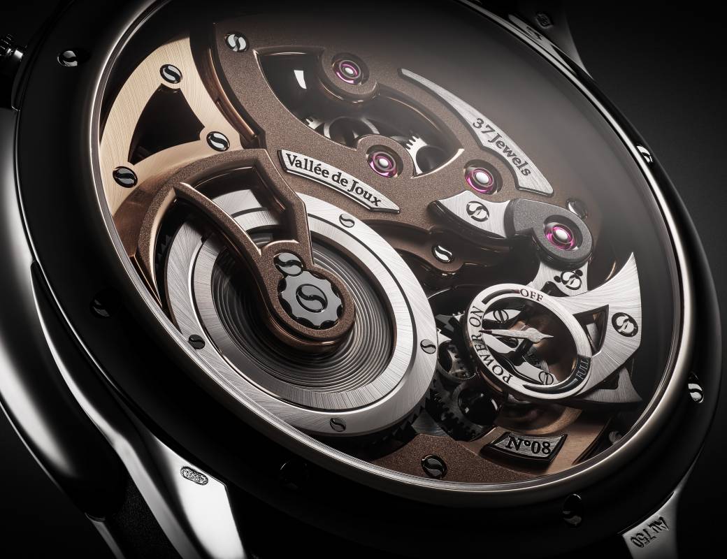 Romain Gauthier Logical One white gold clous de Paris dial 4