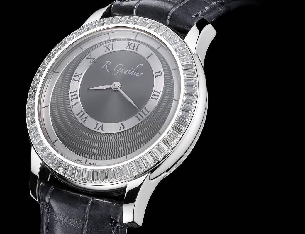 Romain Gauthier Prestige HM platinum diamond-set bezel 1