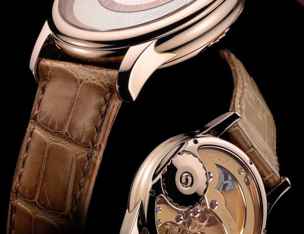 Romain Gauthier Prestige HM red gold champagne dial 4