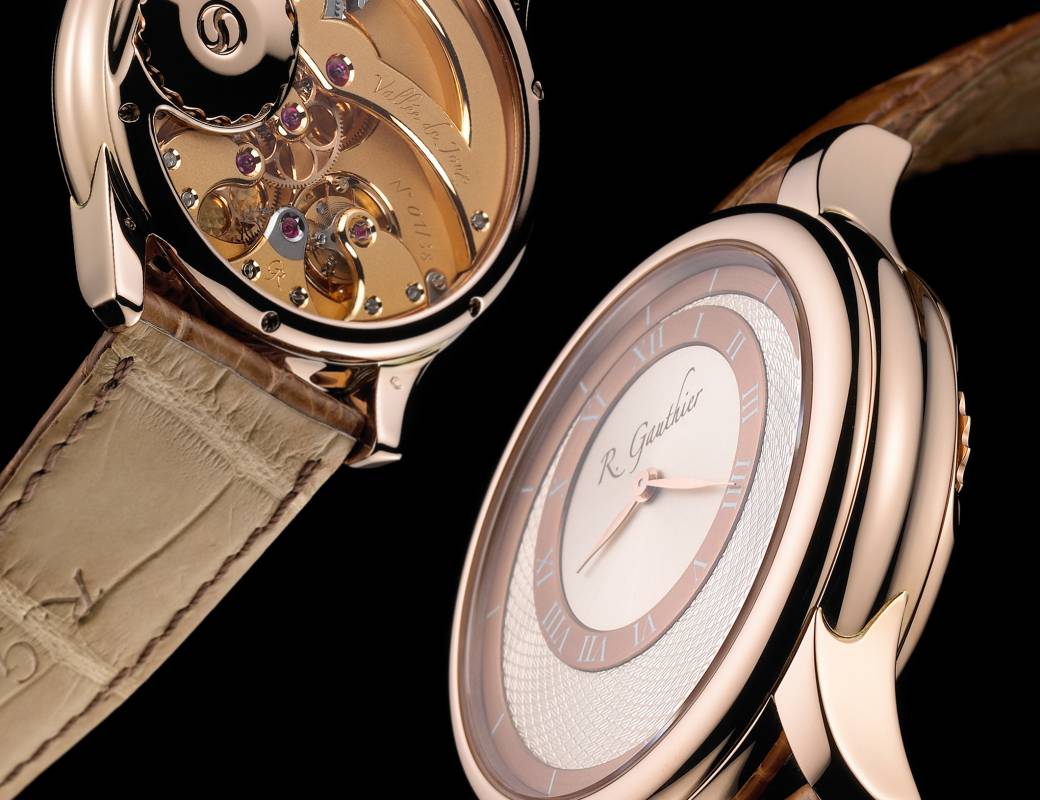 Romain Gauthier Prestige HM red gold champagne dial 5