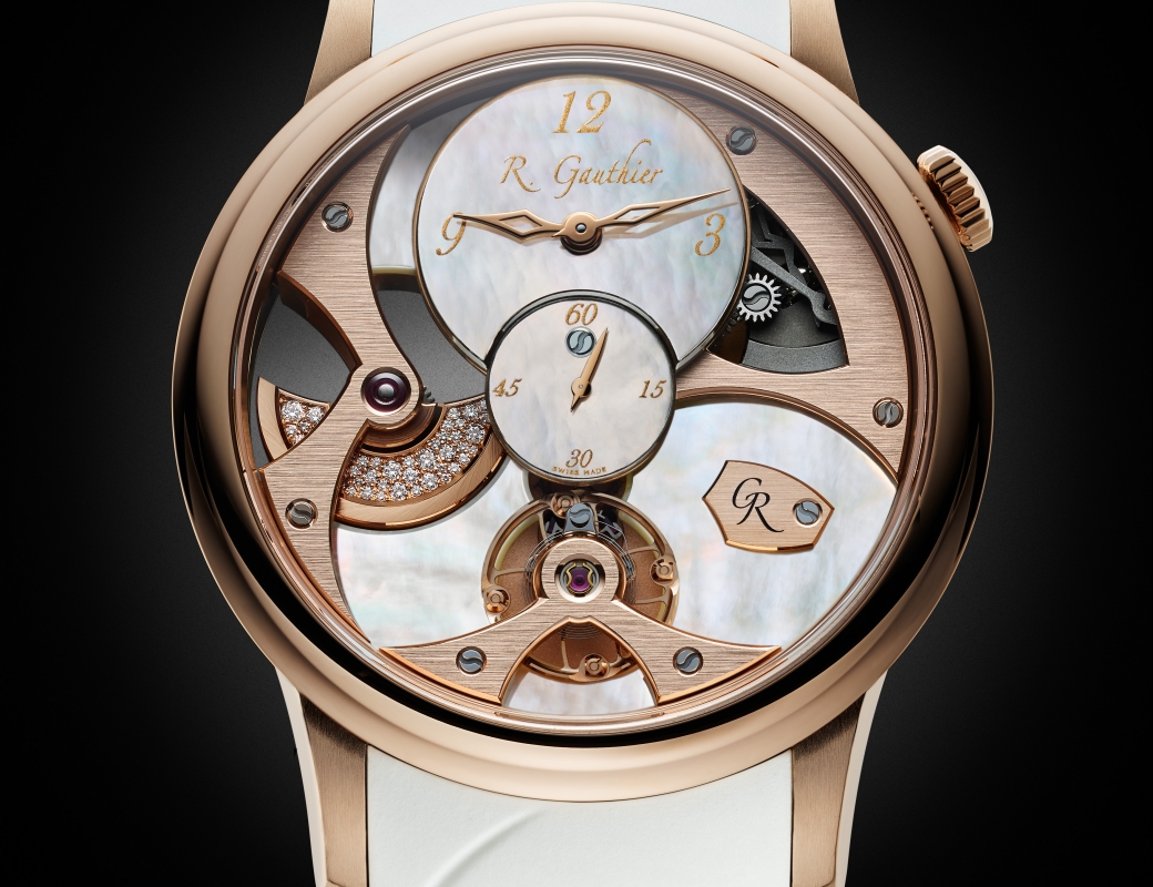 Romain_Gauthier_Insight_Micro-Rotor_Lady_red gold_white_dial_rubber_strap_1