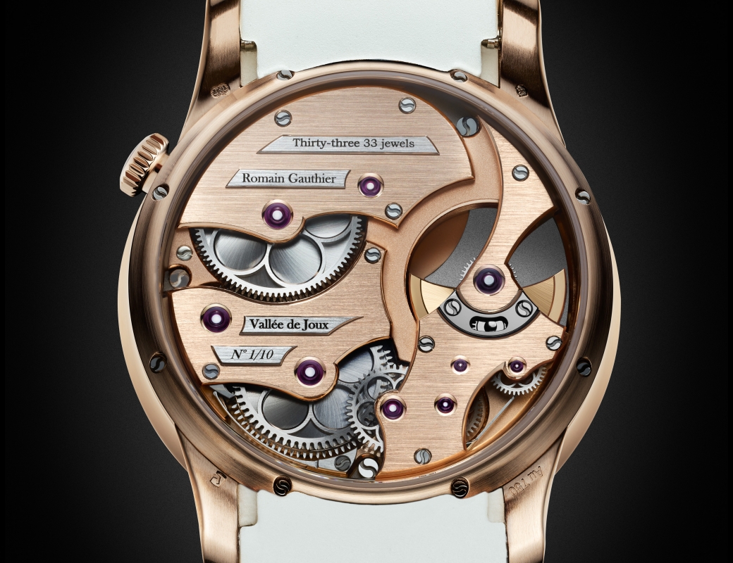 Romain_Gauthier_Insight_Micro-Rotor_Lady_red gold_white_dial_rubber_strap_2
