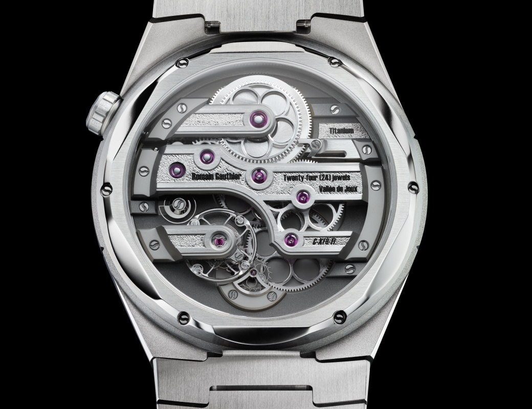 C by Romain Gauthier Titanium Edition Bracelet - Lever de Soleil color dial
