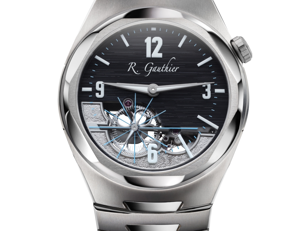 C by Romain Gauthier Titanium Edition Bracelet Openworked dial