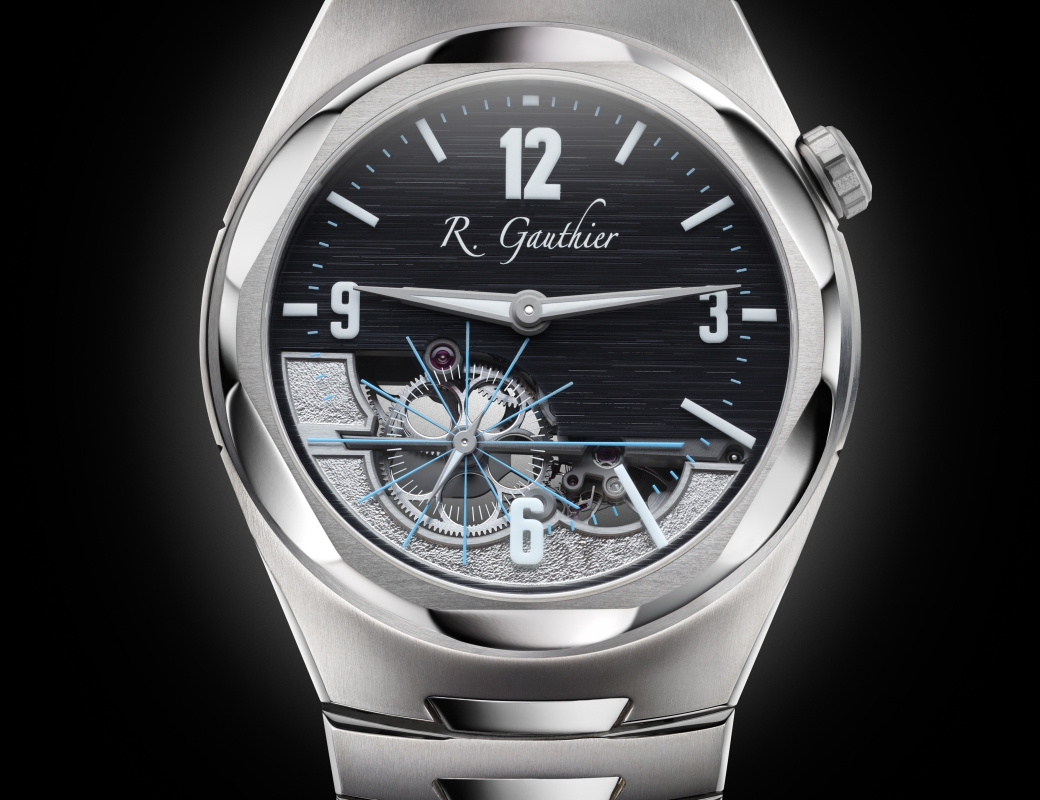 C by Romain Gauthier Titanium Edition Bracelet Openworked dial