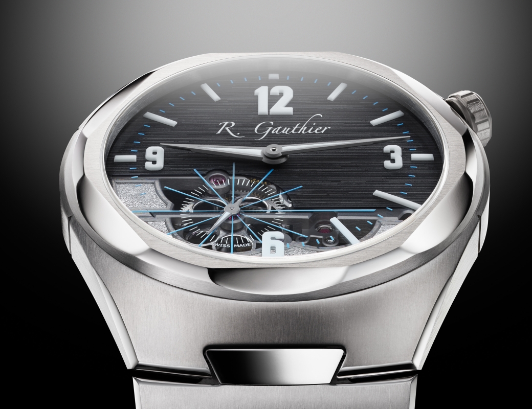 C by Romain Gauthier Titanium Edition Bracelet Openworked dial