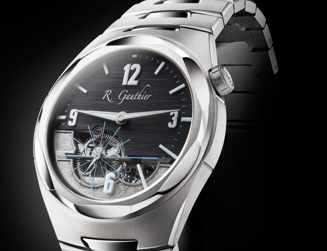 C by Romain Gauthier Titanium Edition Bracelet Openworked dial