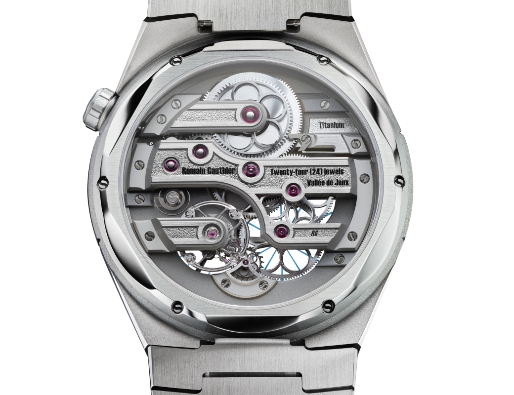 C by Romain Gauthier Titanium Edition Bracelet Openworked dial