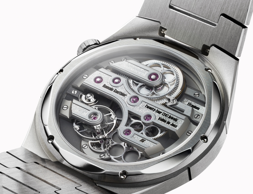 C by Romain Gauthier Titanium Edition Bracelet Black Dial