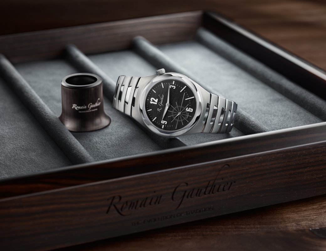 C by Romain Gauthier Titanium Edition Bracelet Black Dial