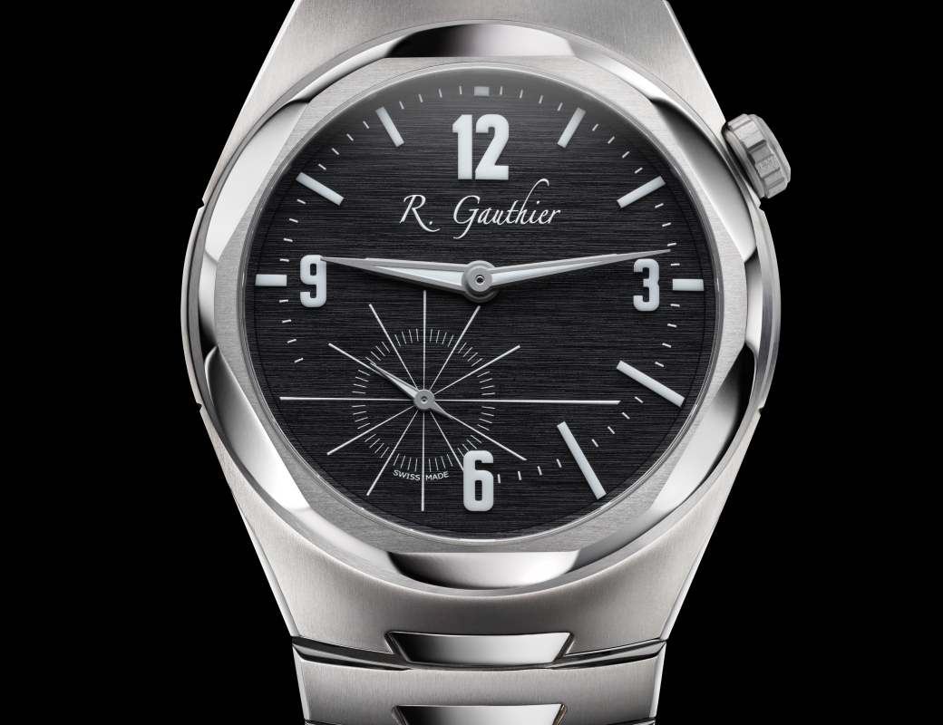 C by Romain Gauthier Titanium Edition Bracelet Black Dial