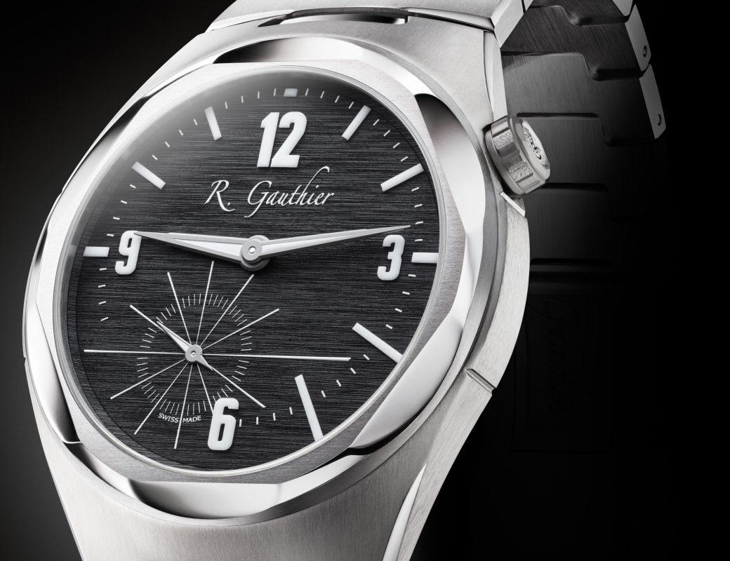 C by Romain Gauthier Titanium Edition Bracelet Black Dial