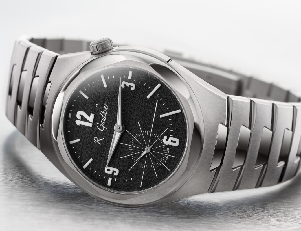 C by Romain Gauthier Titanium Edition Bracelet Black Dial