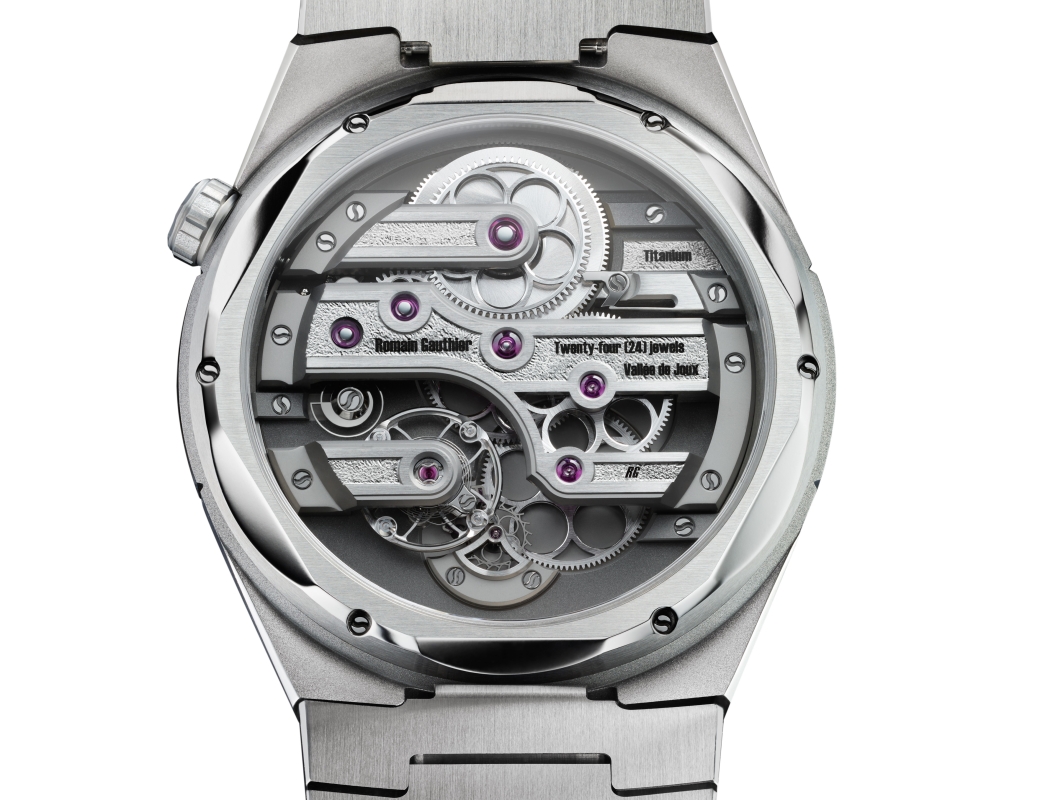C by Romain Gauthier Titanium Edition Bracelet Black Dial