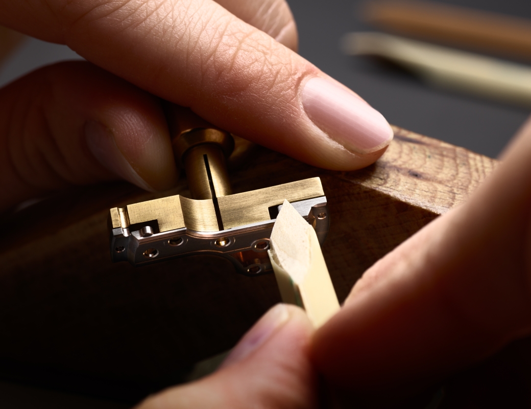 Craftmanship on C by Romain Gauthier Titanium Edition Bracelet - beveling