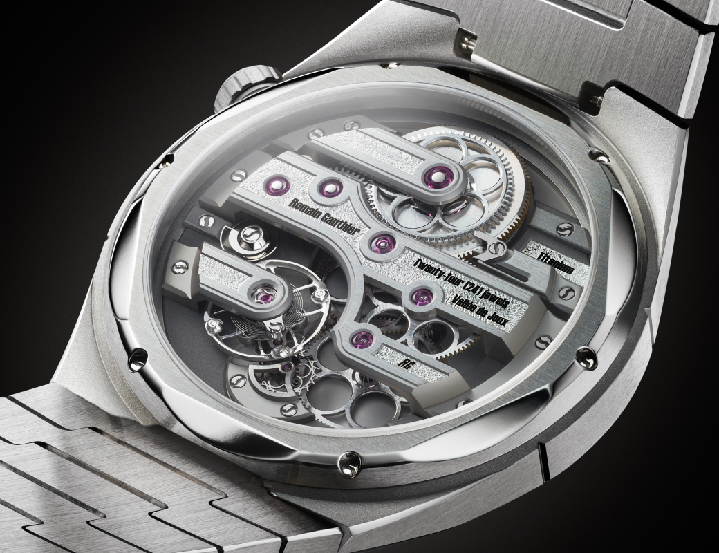 C by Romain Gauthier Titanium Edition Bracelet Lumen dial
