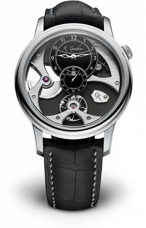 insight Micro-Rotor, Natural Titanium, Freedom collection, Ref. MON00376, Romain Gauthier