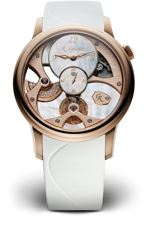 White mother of pearl, Insight Micro-Rotor Lady, Heritage Collection, Romain Gauthier, MON00335